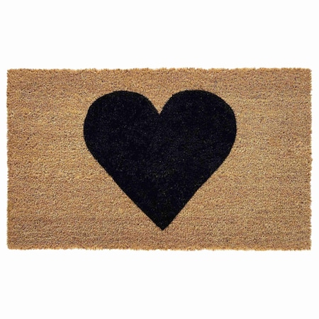 Calloway Mills Entrance Mat, Coir, Natural, Red 106692436